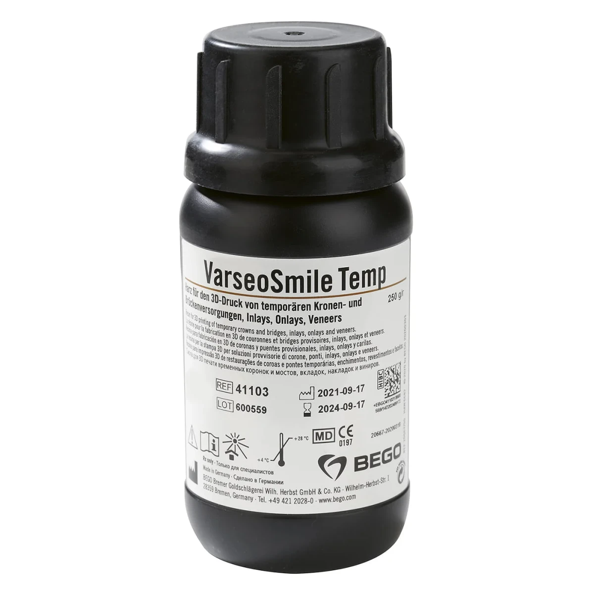 BEGO VarseoSmile Temp A2 250g