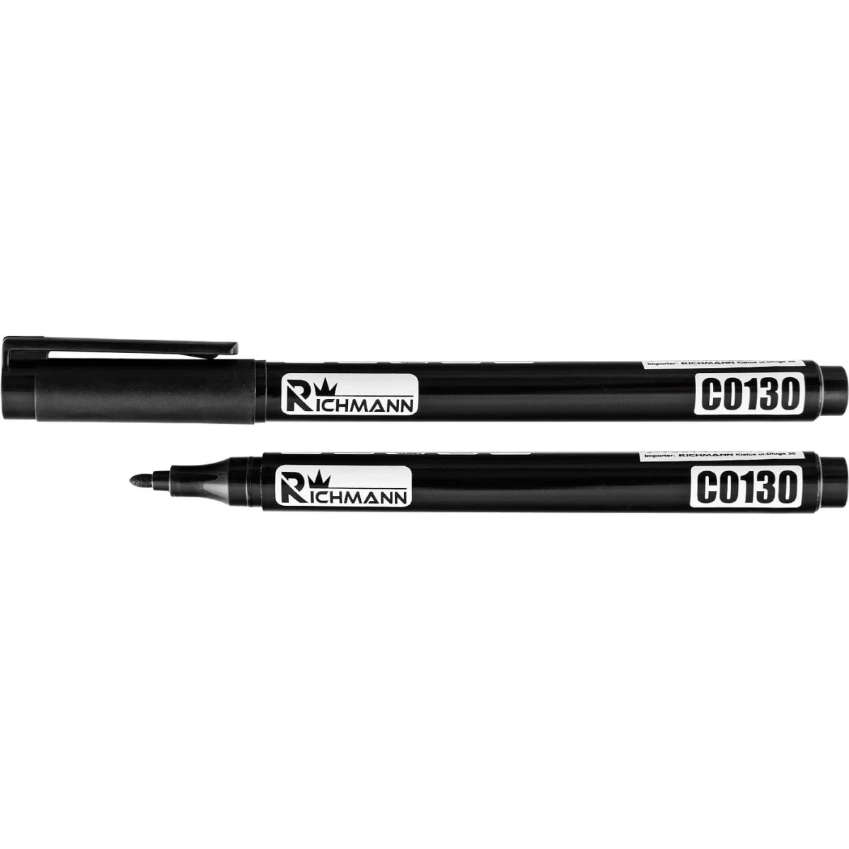 Marker budowlany cienki czarny C0130
