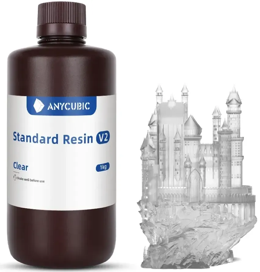 Żywica Anycubic Standard V2 Clear 1kg - Wysoka precyzja