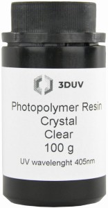 3DUV Crystal Clear 0,1 kg