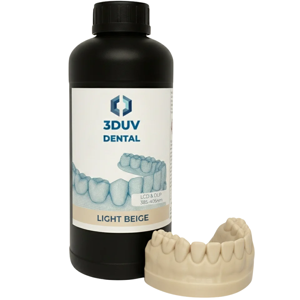 3DUV Dental Light Beige 1kg - żywica dentystyczna do drukarki 3D