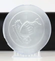 Żywica 3DUV Crystal Clear 0,1 kg - przykładowy transparentny wydruk 3D wykonany z żywicy Crystal Clear