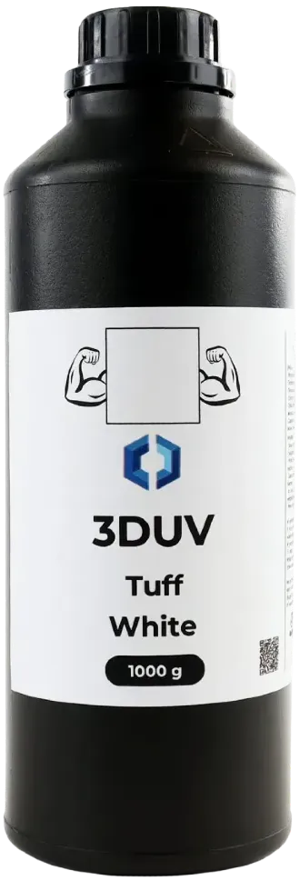 Żywica 3DUV Tuff White 1kg - Trwała żywica do druku 3D