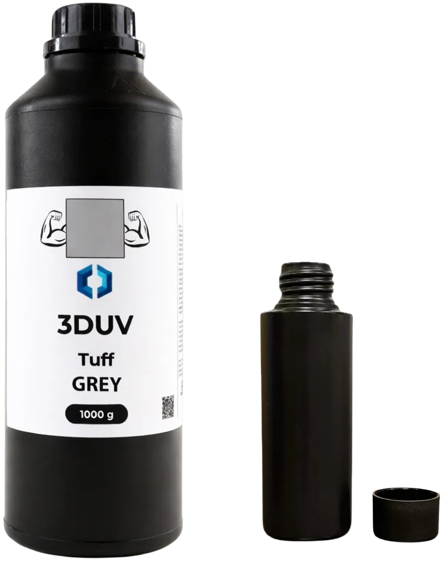 Żywica 3DUV Tuff Grey 0,1 kg - super wytrzymała żywica, która jest jedną z najlepszych na rynku