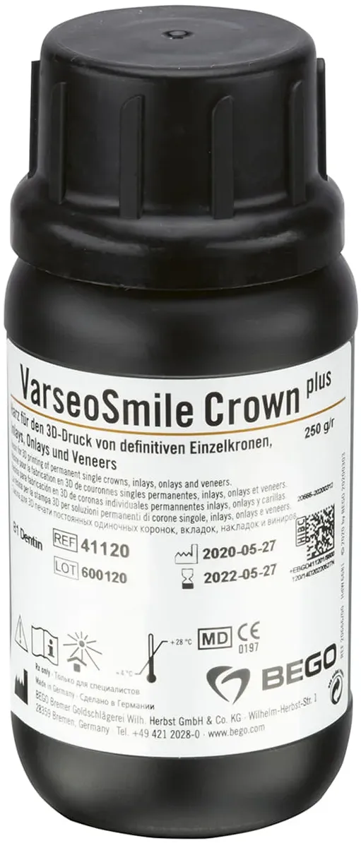 BEGO VarseoSmile Crown Plus A1 0,5kg - Do trwałych pojedynczych koron