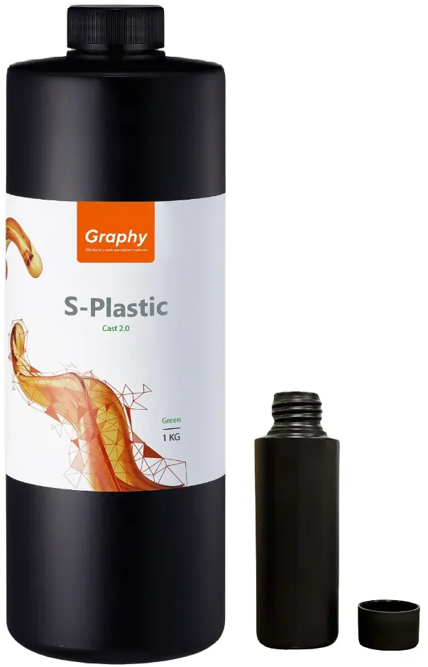Żywica Graphy SC-130 Castable Green 100 g do drukarki 3D – dentystyczna żywica odlewnicza do precyzyjnych modeli metalowych uzupełnień protetycznych.