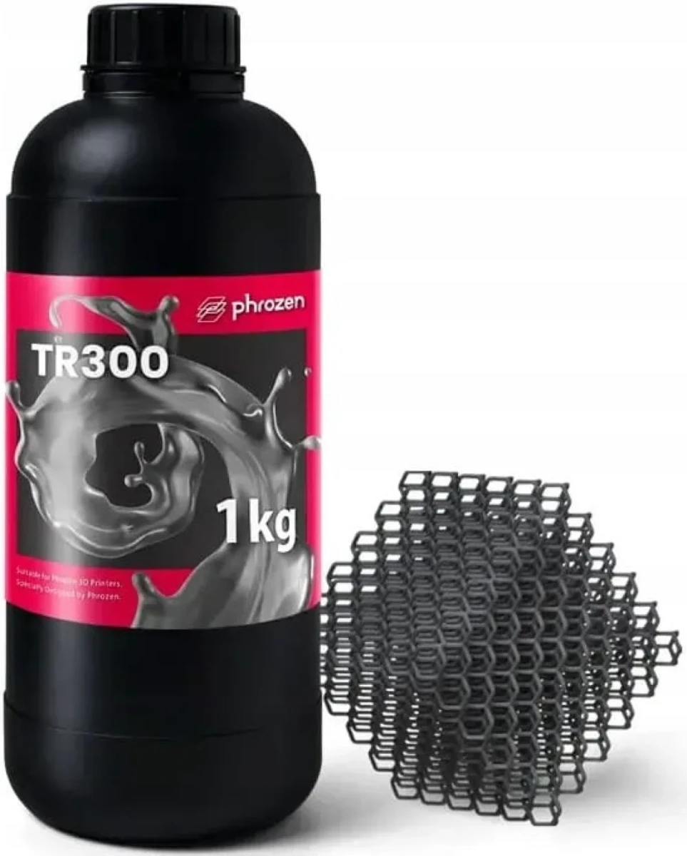 Żywica UV Phrozen TR300 High Temp 1 kg do drukarki 3D – wysokotemperaturowa żywica do modeli technicznych, form i części konstrukcyjnych.