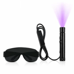 Elegoo Zestaw ręczna lampa UV i okulary ochronne