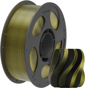 Filament Anycubic PLA Silk Dual-Color Black-Gold 1kg