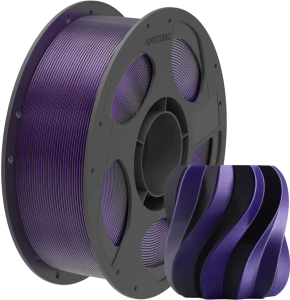Filament Anycubic PLA Silk Dual-Color Black-Purple 1kg