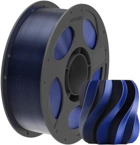 Filament Anycubic PLA Silk Dual-Color Black-Blue 1kg