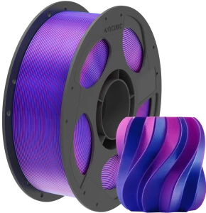 Filament Anycubic PLA Silk Dual-Color Red-Blue 1kg