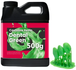 Phrozen Wax-like Castable Dental Green 0,5 kg 