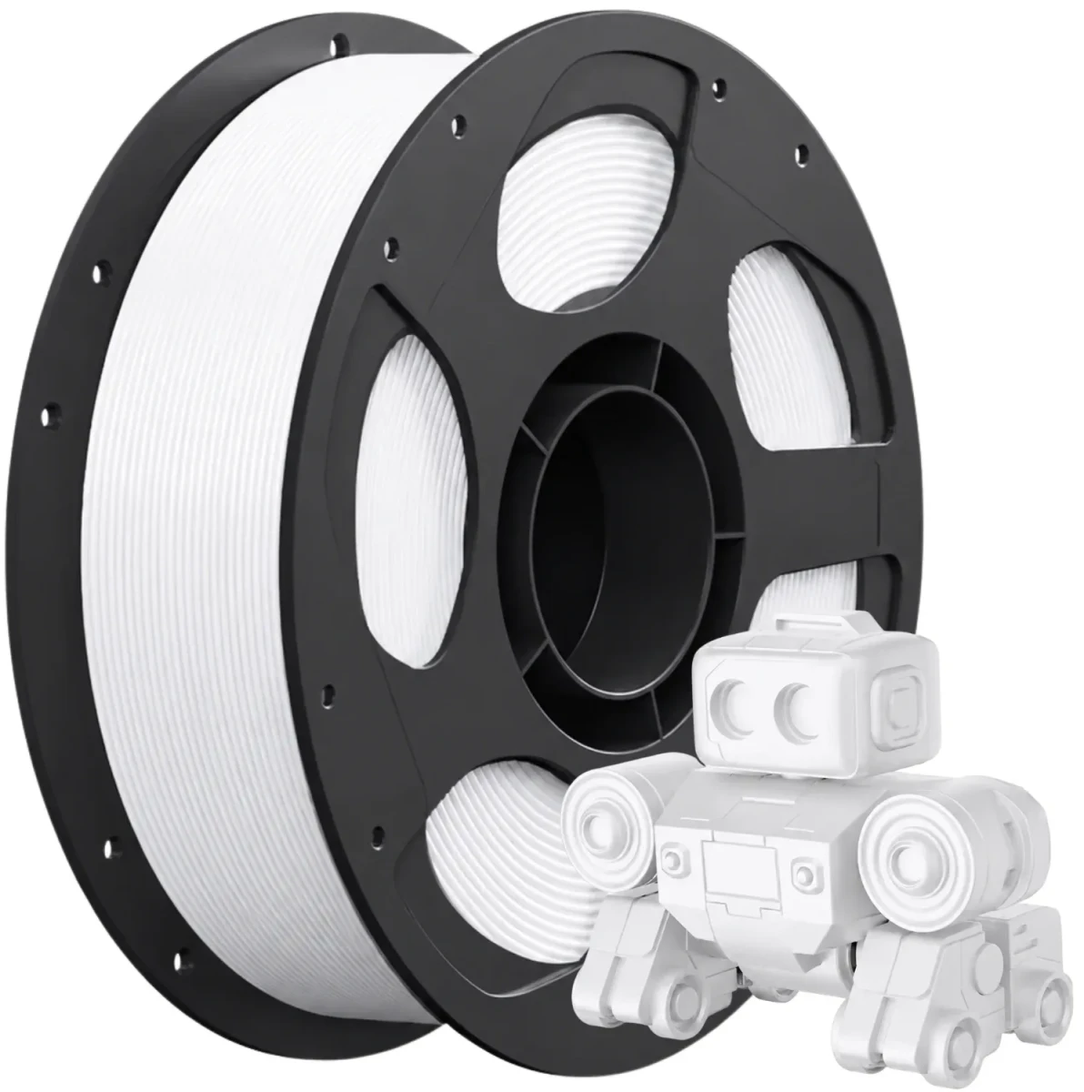 Filament Anycubic PLA High Speed White 1kg biały do drukarki 3D FDM, materiał 1,75 mm do szybkiego i precyzyjnego drukowania modeli.