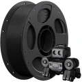 Filament Anycubic PLA High Speed Black 1kg w kolorze czarnym, średnica 1,75 mm, przeznaczony do szybkiego druku 3D FDM z wysoką jakością powierzchni modeli.
