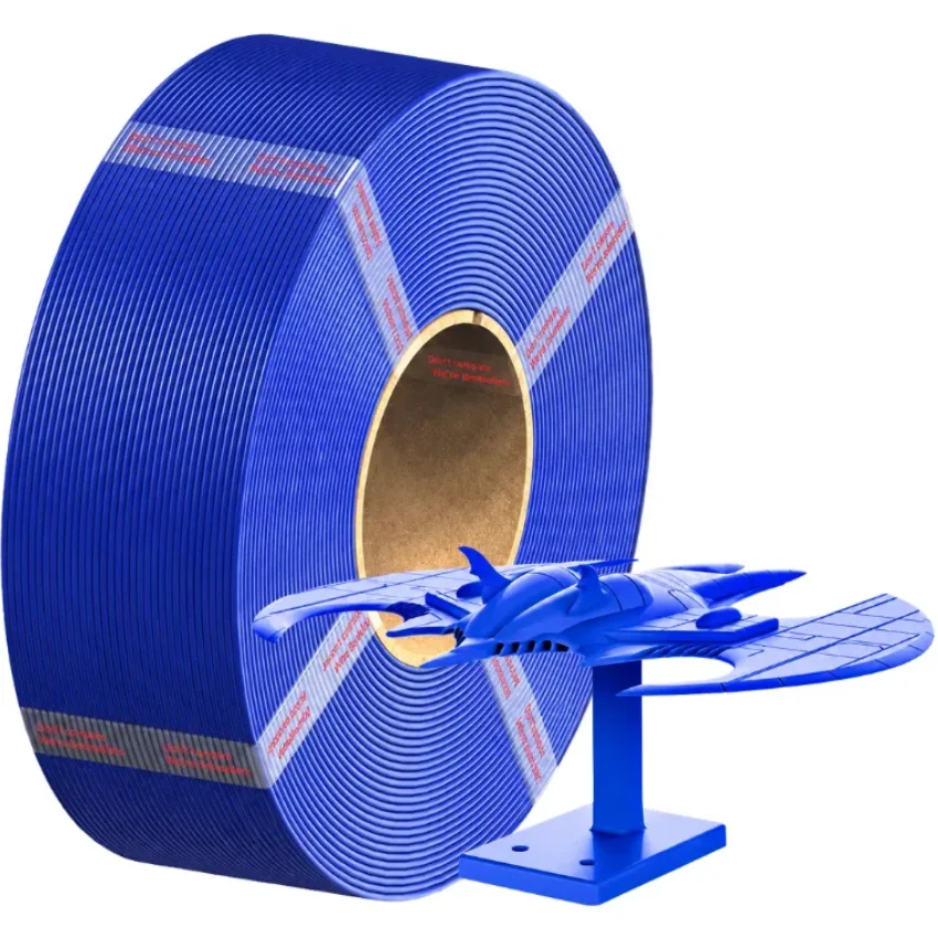 Niebieski filament Anycubic PETG Refill 1kg – idealny do obudów, uchwytów, części użytkowych oraz modeli technicznych.