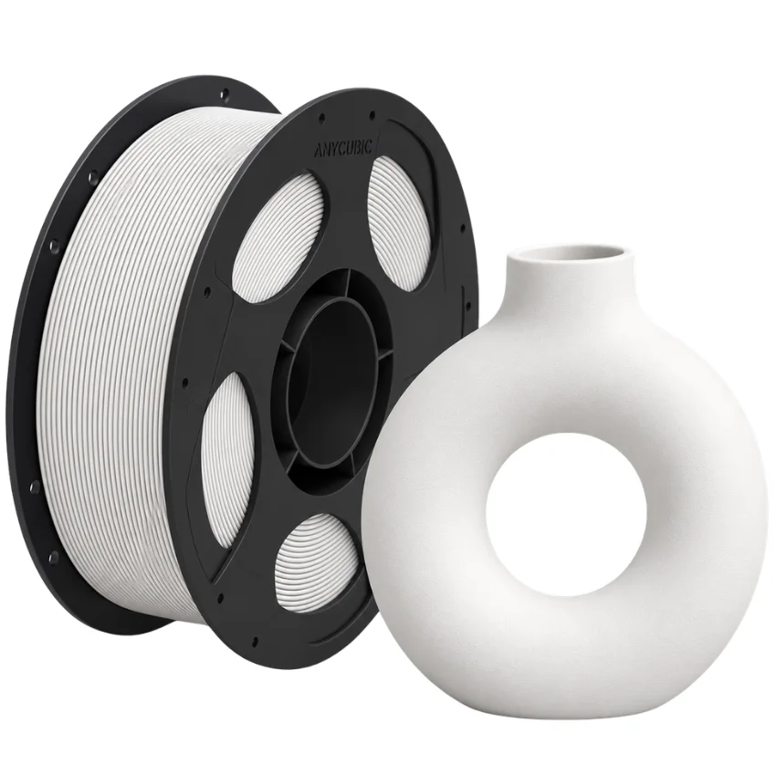 Filament PLA Matte Biały z technologią Clog-Free zapewniającą stabilny i płynny druk
