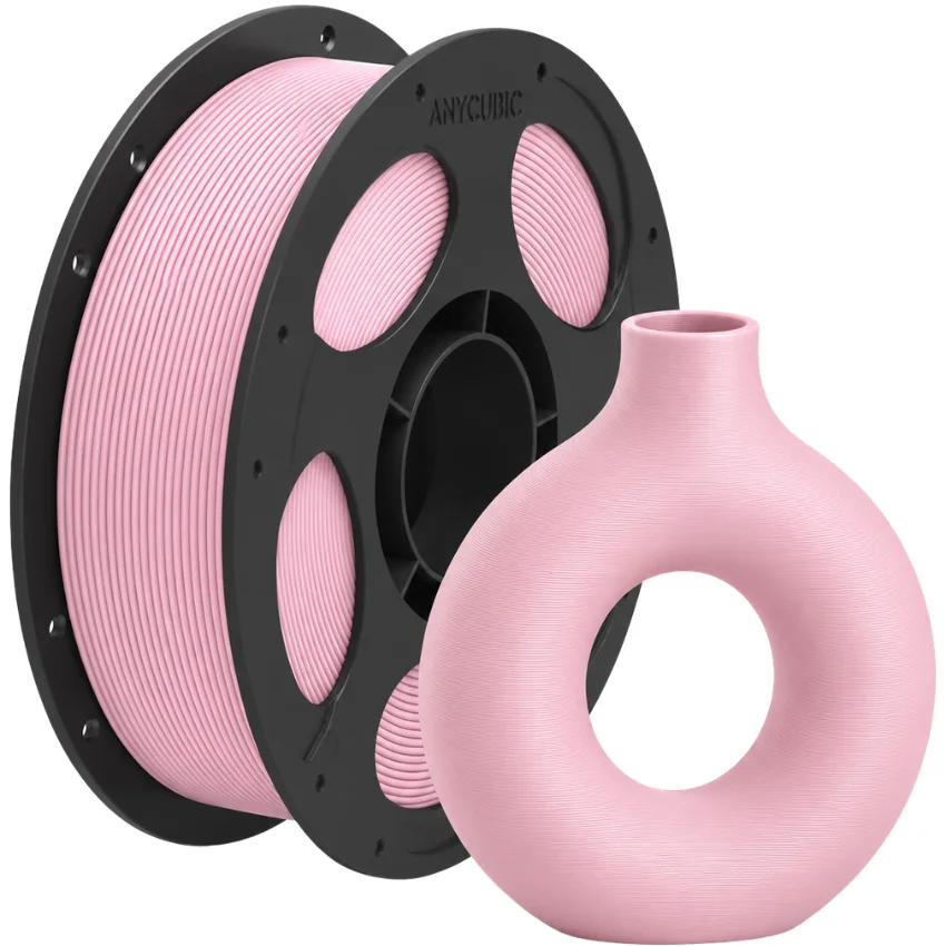 Anycubic PLA Matte Cherry Pink do estetycznych modeli i dekoracyjnych wydruków 3D