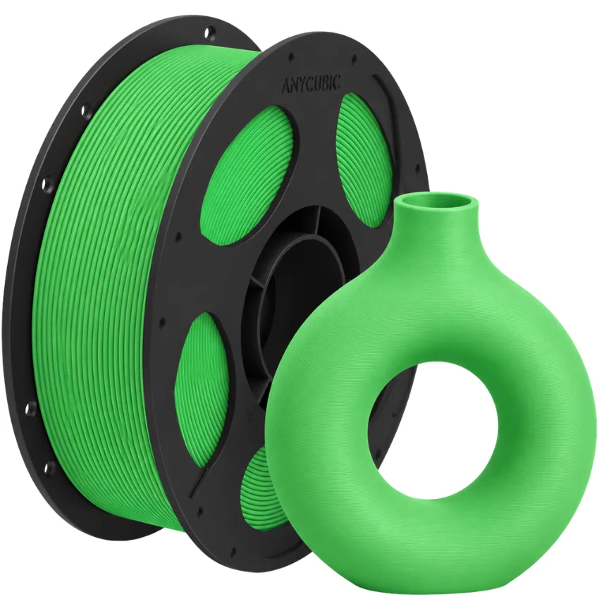 Anycubic PLA Matte Green do precyzyjnych wydruków 3D o eleganckiej matowej powierzchni