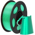Anycubic PLA Silk Green 1kg – błyszczący filament 3D do figurek, dekoracji i modeli ekspozycyjnych