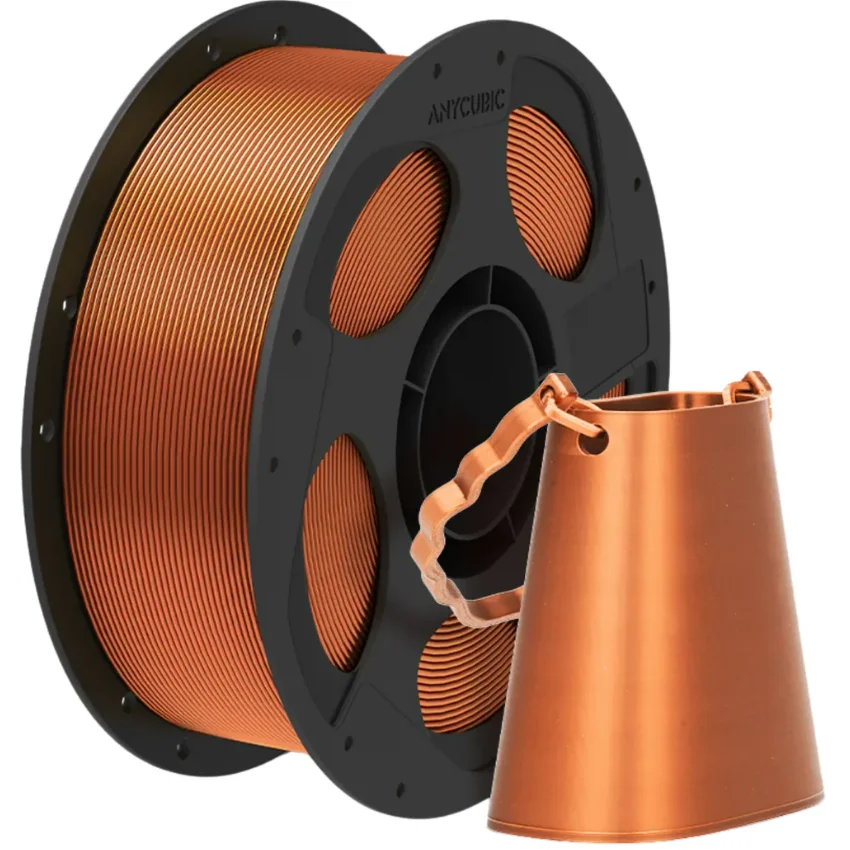 Anycubic PLA Silk Copper do dekoracyjnych wydruków 3D