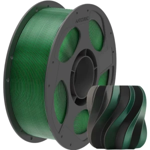 Filament Anycubic PLA Silk Dual-Color Black-Green 1kg