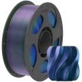 Trójkolorowy filament Anycubic PLA Silk niebieski zielony fioletowy 1,75 mm