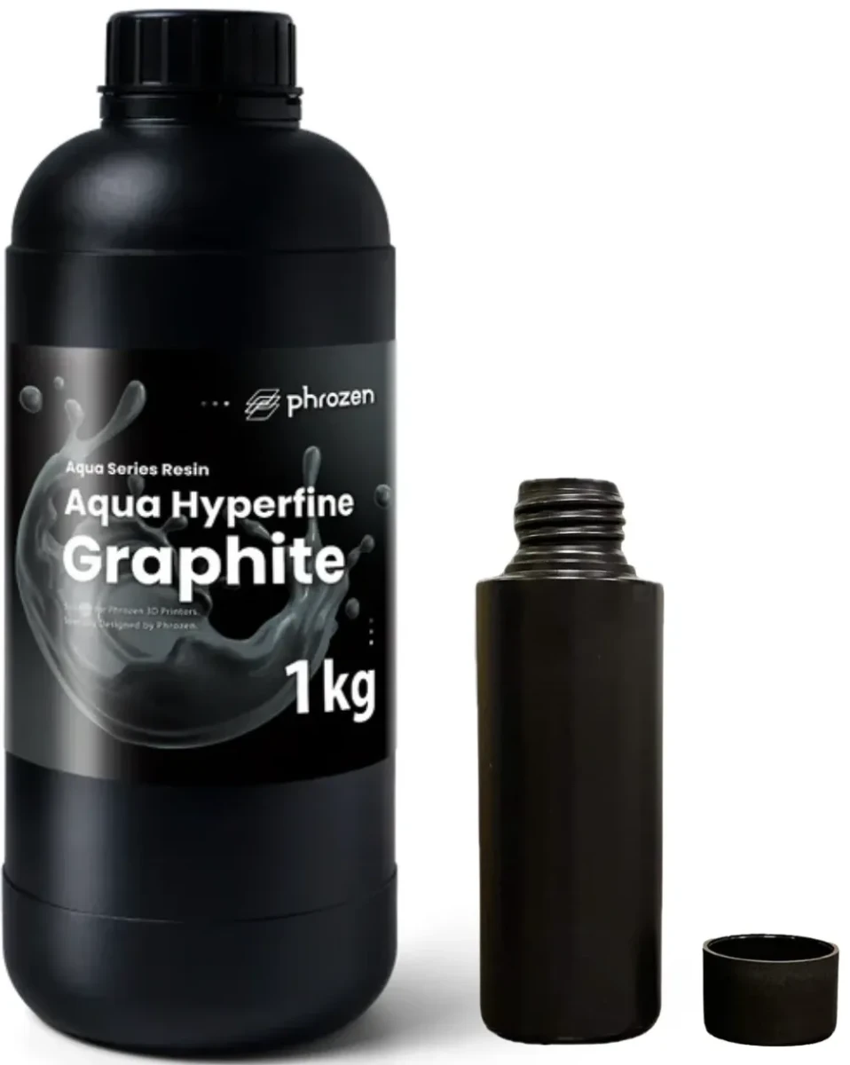 Phrozen Aqua Hyperfine Graphite 100 g – grafitowa żywica UV do drukarek 8K, 12K i 14K