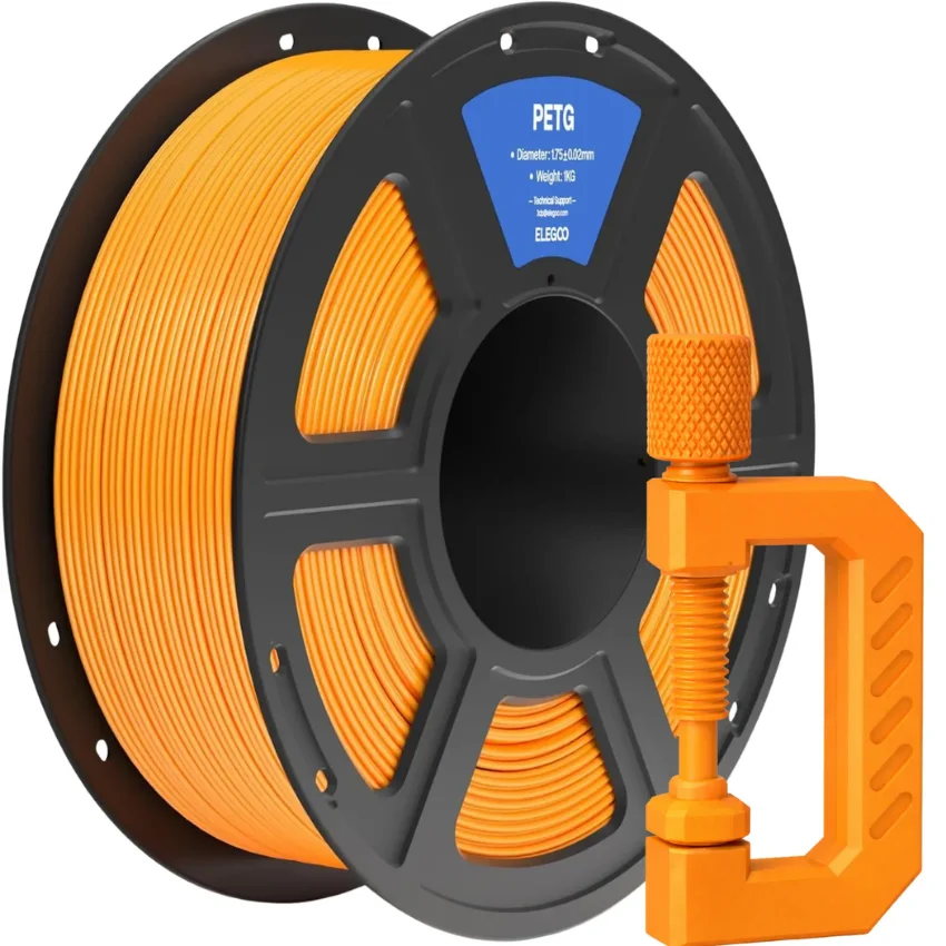 Filament Elegoo PETG Orange 1kg Wysoka wytrzymałość i trwałość