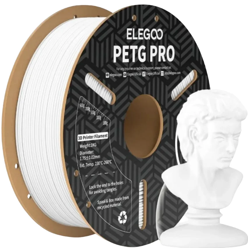 Filament Elegoo PETG Pro White 1kg