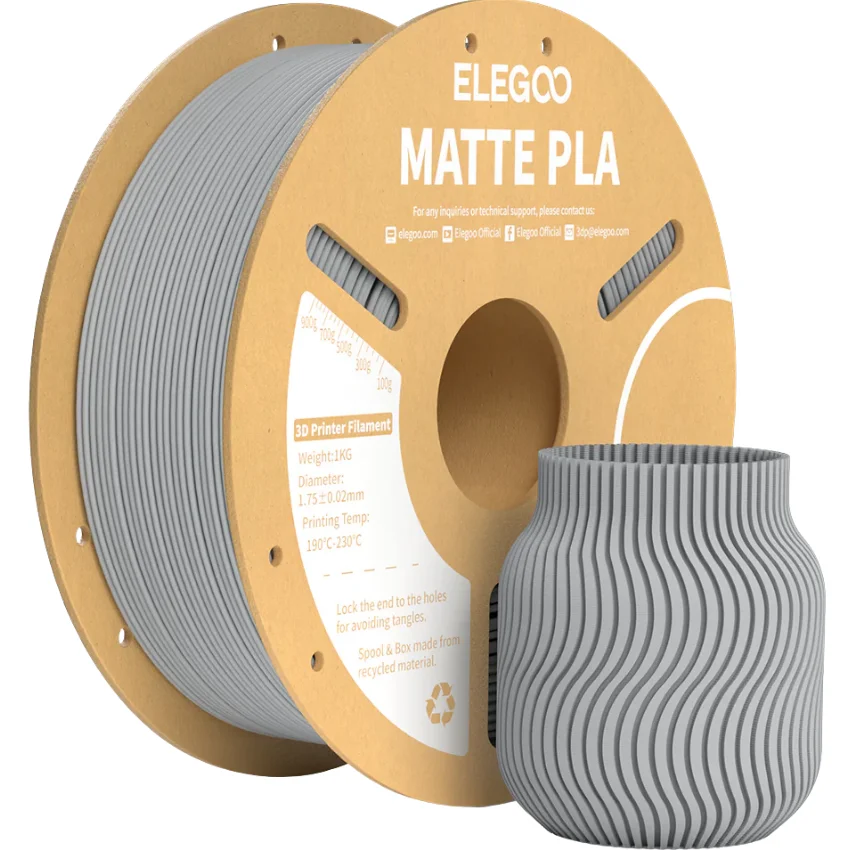 Filament Elegoo PLA Matte Slate Grey 1kg
