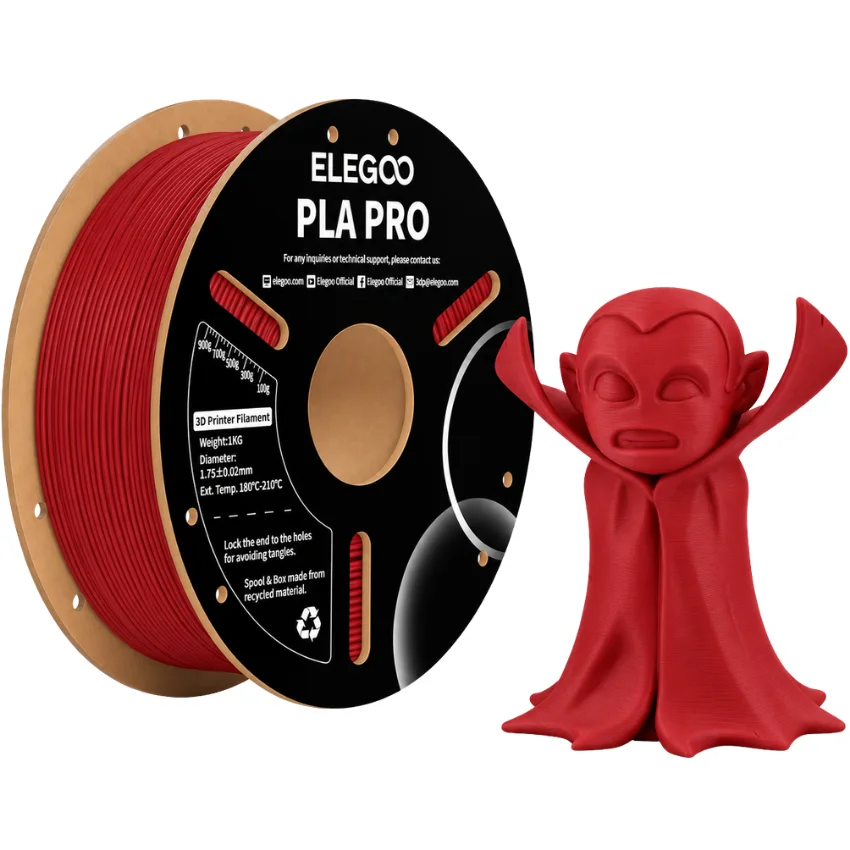 Filament Elegoo PLA Pro Burgundy Red 1kg