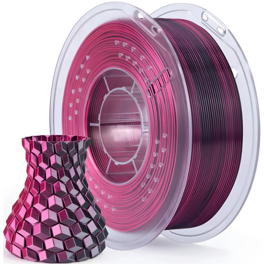 Filament Elegoo PLA Silk Black Red 1 kg
