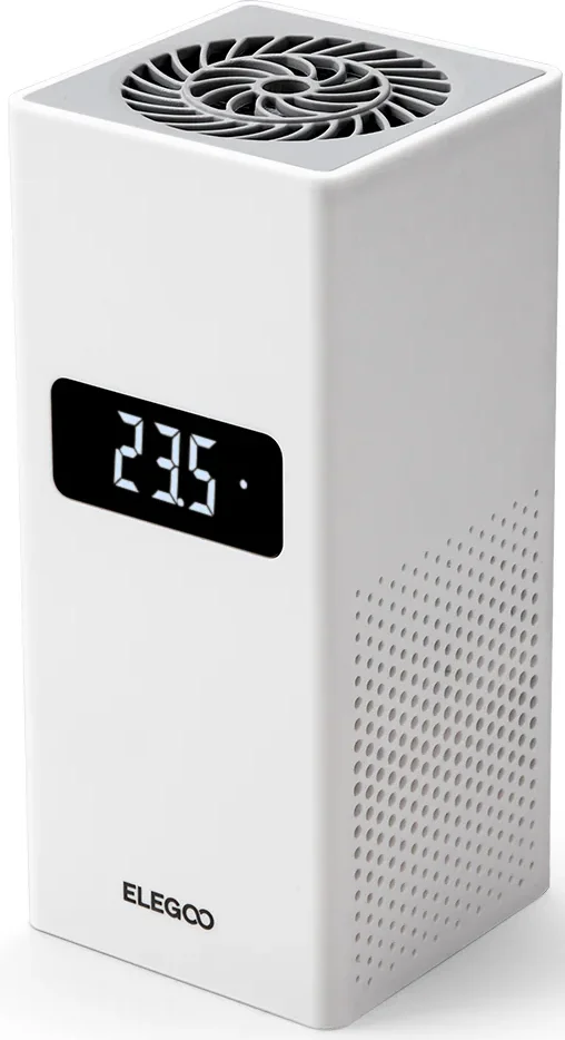 Podgrzewacz Elegoo Mini Heater – kompaktowe urządzenie grzewcze o mocy 50 W do stabilizacji temperatury wewnątrz komory drukarki 3D i poprawy jakości wydruków.
