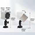 ChituSystems Mini Heater – podgrzewacz do drukarki 3D wyposażony w wydajny wentylator o prędkości do 8000 obr./min, zapewniający intensywną cyrkulację ogrzanego powietrza.