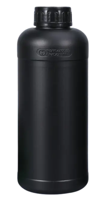 Czarna butelka 1000 ml do przechowywania żywicy UV do druku 3D