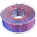 Filament Elegoo PLA Silk Blue Purple 1kg - jedwabisty filament do drukarki 3D FDM z efektem niebiesko-fioletowego połysku i gładkim wykończeniem modeli.