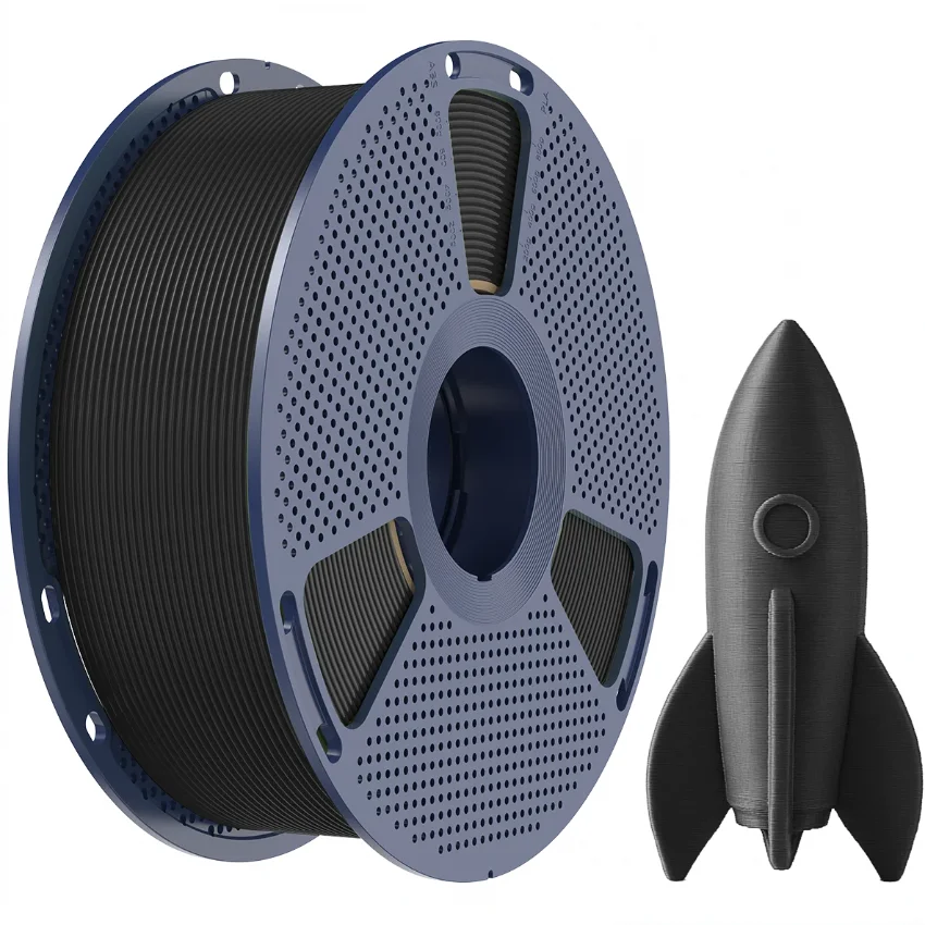 Filament Sunlu High Speed PLA+ Black 1kg - Lepsza wytrzymałość niż standardowe PLA