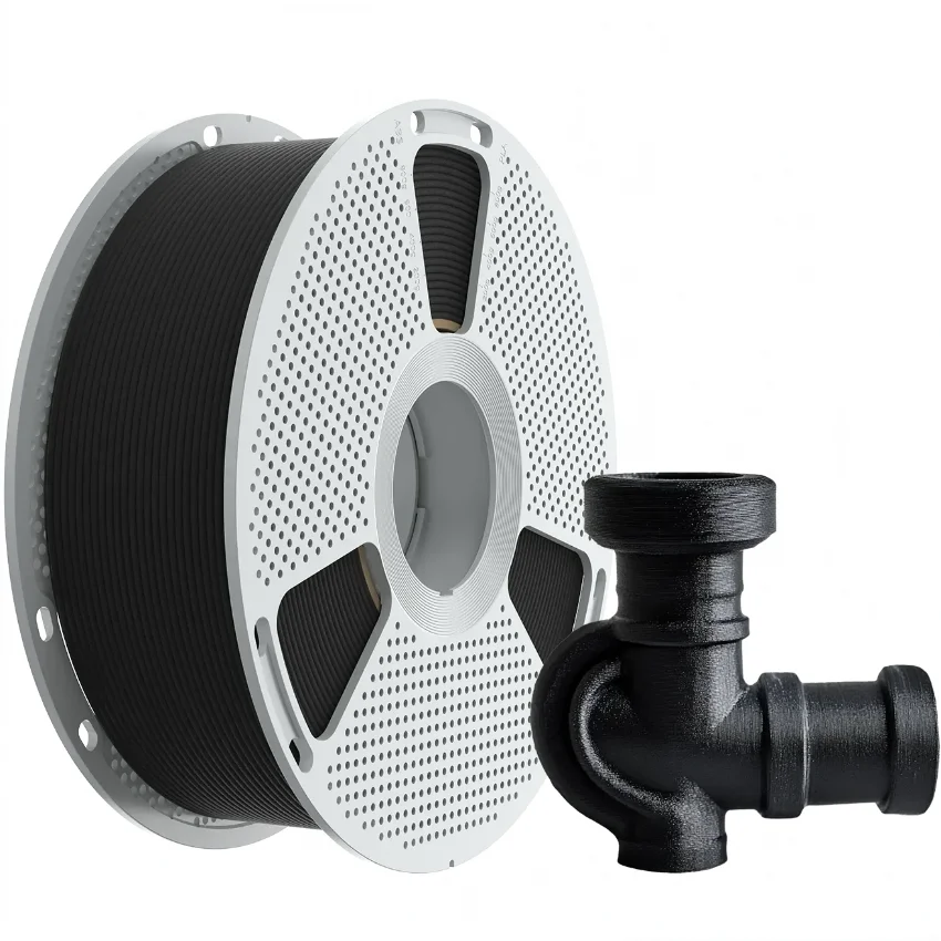 Filament Sunlu PA6-CF Black 1kg - Techniczny filament nylonowy z dodatkiem 20% włókna węglowego