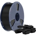 Filament Sunlu PLA Black 1kg w kolorze czarnym, średnica 1,75 mm, przeznaczony do druku 3D FDM modeli użytkowych, dekoracyjnych, edukacyjnych i prototypów.