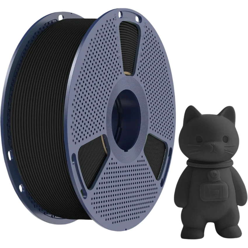Filament Sunlu PLA Matte Black 1kg - Wysoka jakość warstw i detali