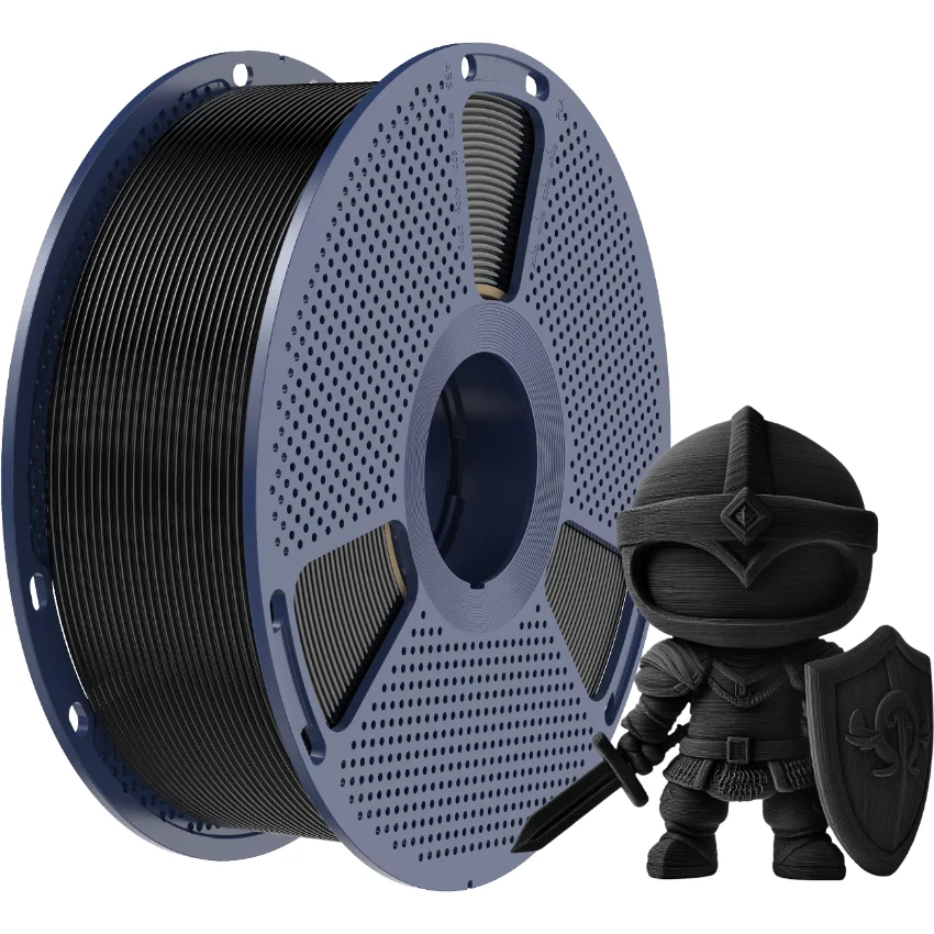 Filament Sunlu PLA+ Black 1kg - Zwiększona precyzja