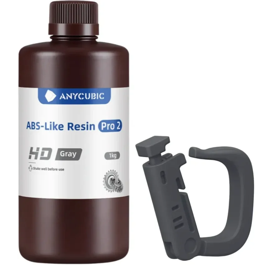 Anycubic ABS-Like Pro 2 HD Grey 1kg - Zrównoważona elastyczność i sztywność