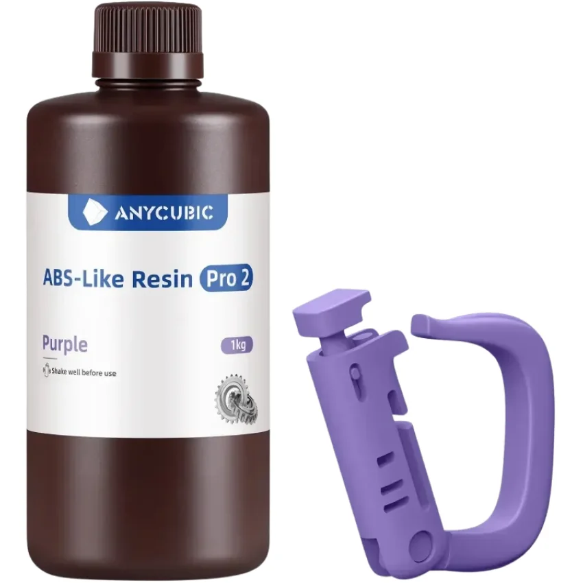 Anycubic Abs-like Pro 2 Purple 1kg  - Zrównoważona elastyczność i sztywność