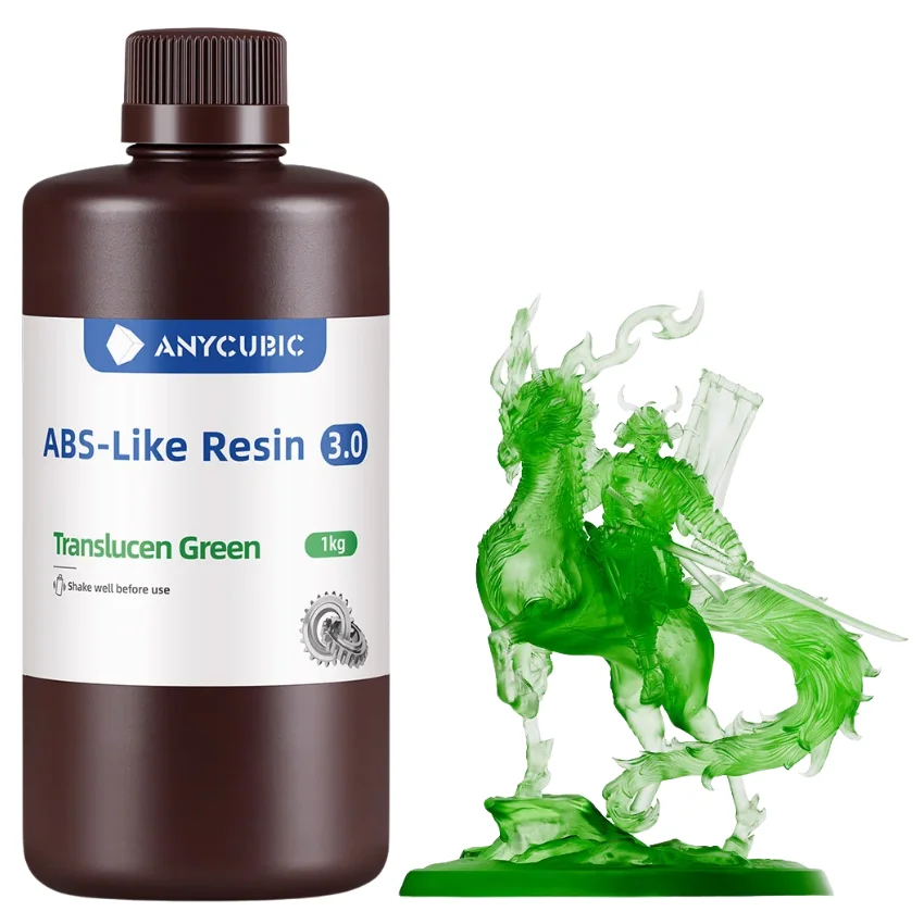 Anycubic ABS-Like 3.0 Translucent Green 1kg - Stabilność wymiarowa
