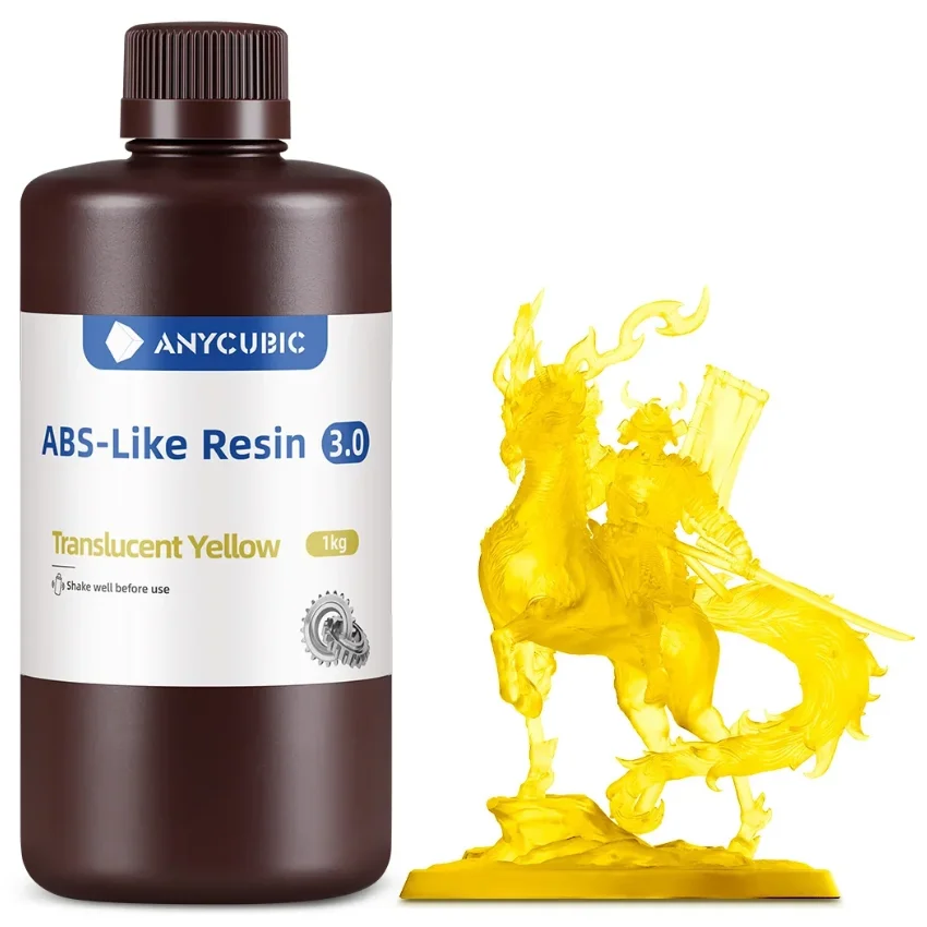 Anycubic ABS-Like 3.0 Translucent Yellow 1kg - Stabilność wymiarowa