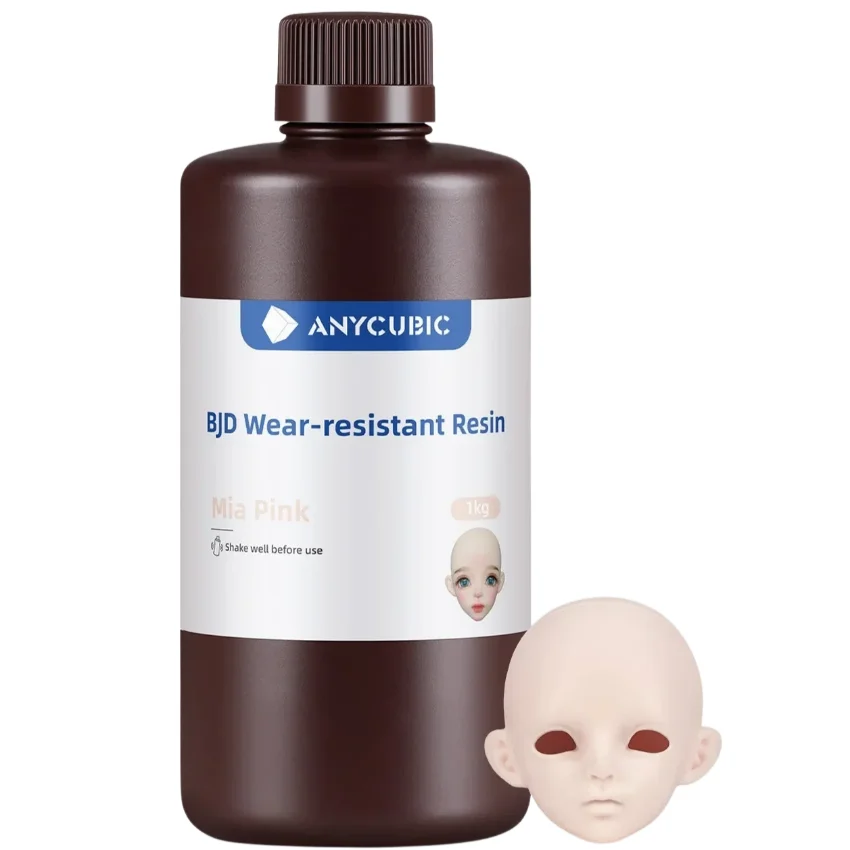 Anycubic BJD Wear-Resistant Mia Pink 1kg - Odporność na zużycie i brak pylenia
