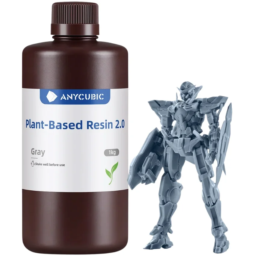 Anycubic Plant-Based 2.0 Grey 1kg - Neutralny zapach i komfort pracy