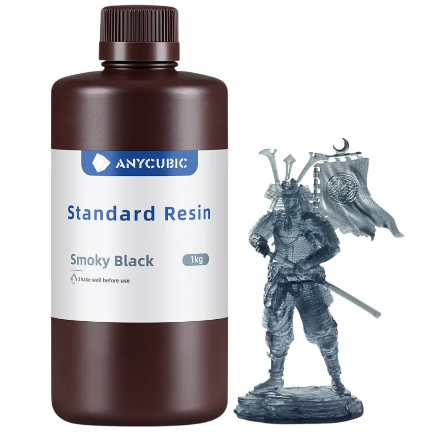Anycubic Standard Smoky Black 1kg - Prosta w użytkowaniu, szybki wydruk